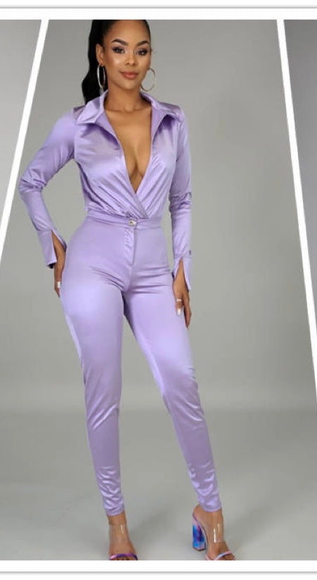 Boss lady 2-piece Satin set